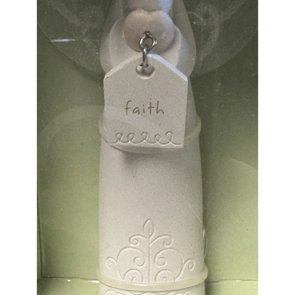 Department 56 Whispers Of Faith Angel Figurine Dove Halo Dept Retired NIB